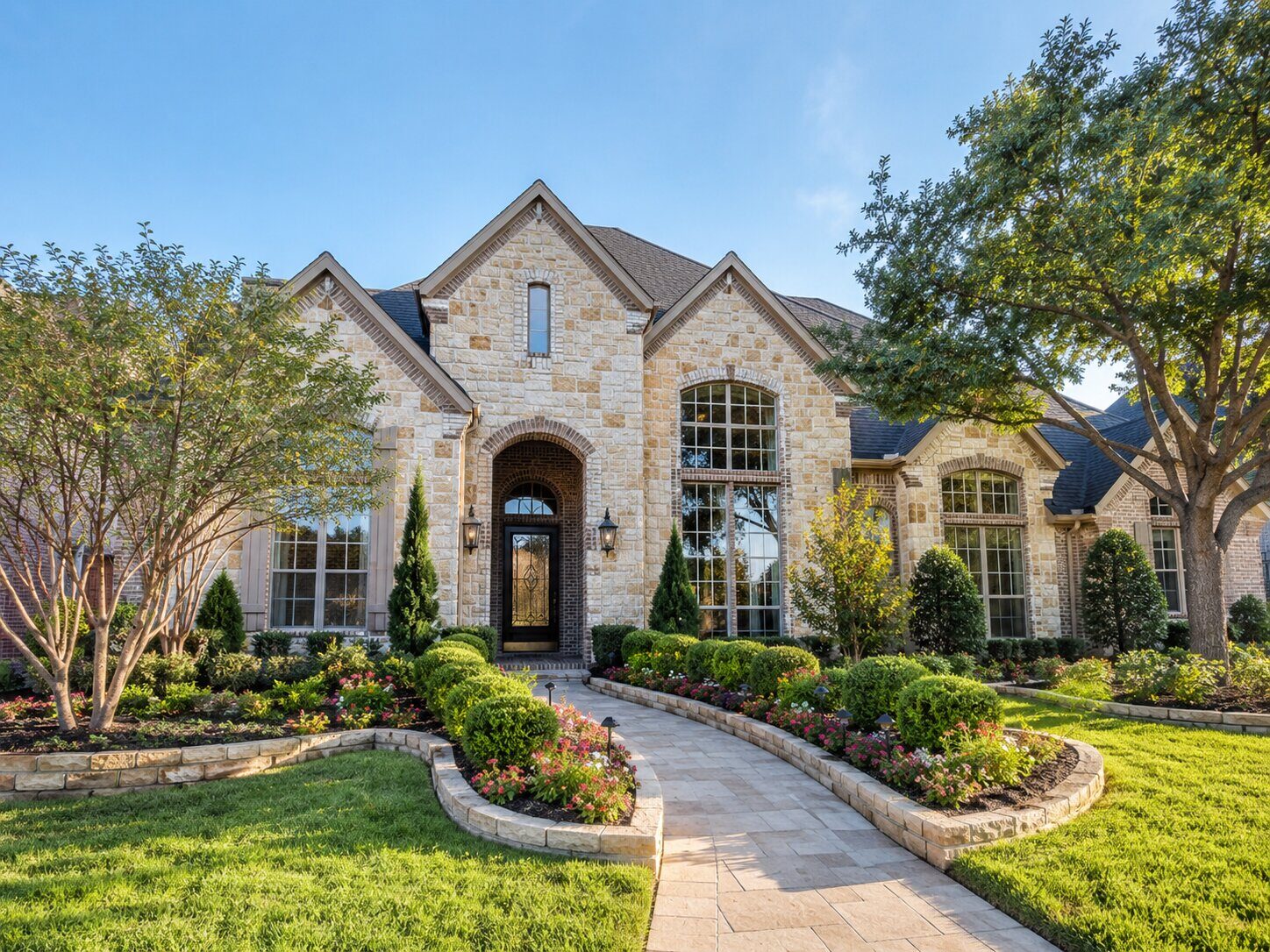 Stone and brick Dallas-Fort Worth home inspected before closing