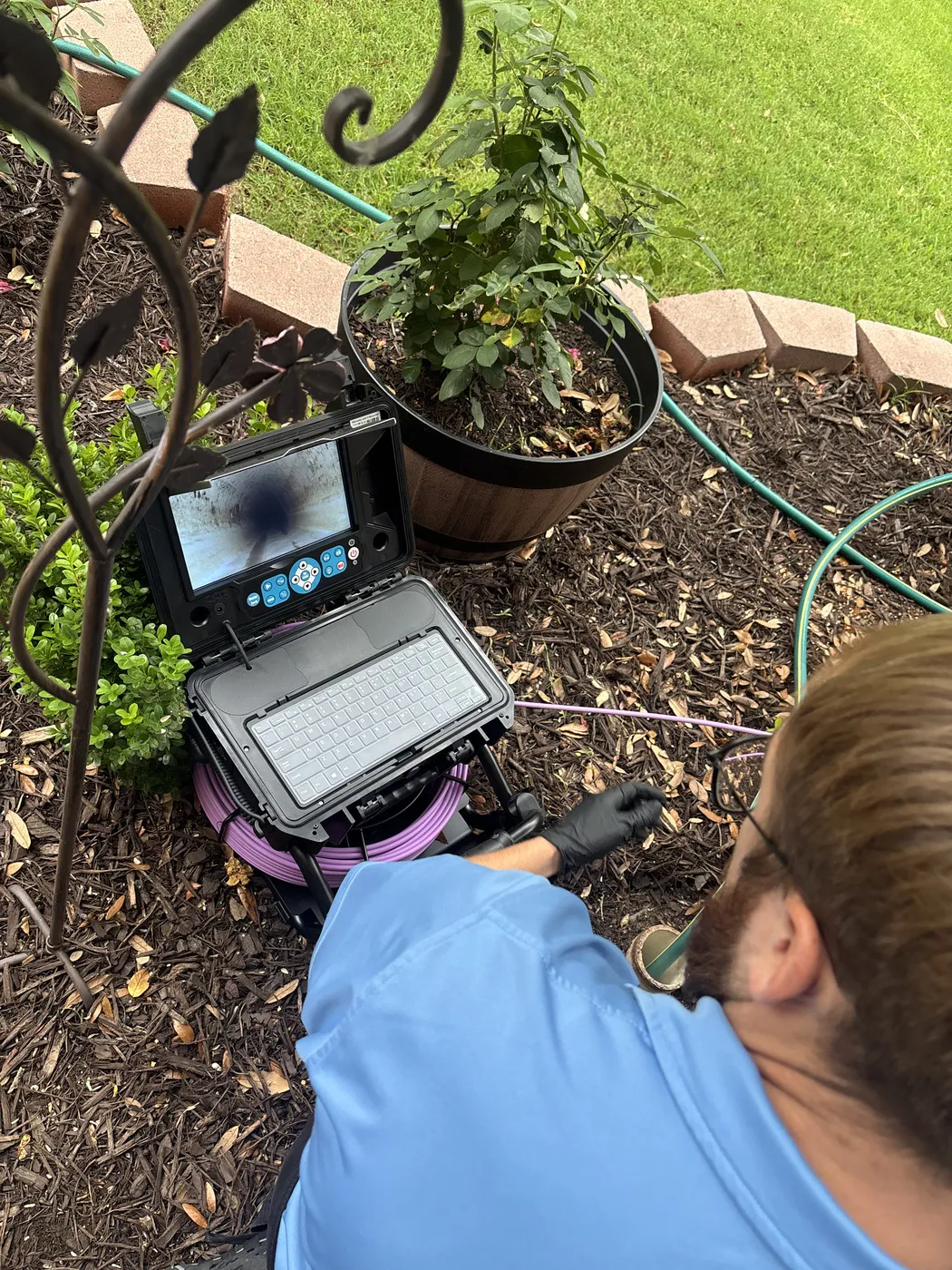 Sewer scope camera inspection plano TX - Buffalo Property Inspections