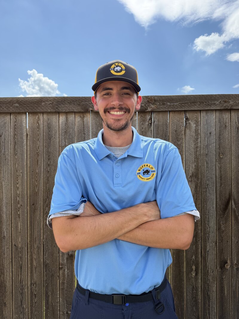 Troy, TREC-licensed home inspector (TREC #25238) at Buffalo Property Inspections in Dallas-Fort Worth, TX